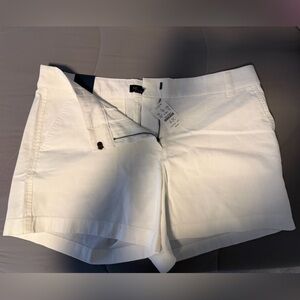 Women’s White J Crew Shorts